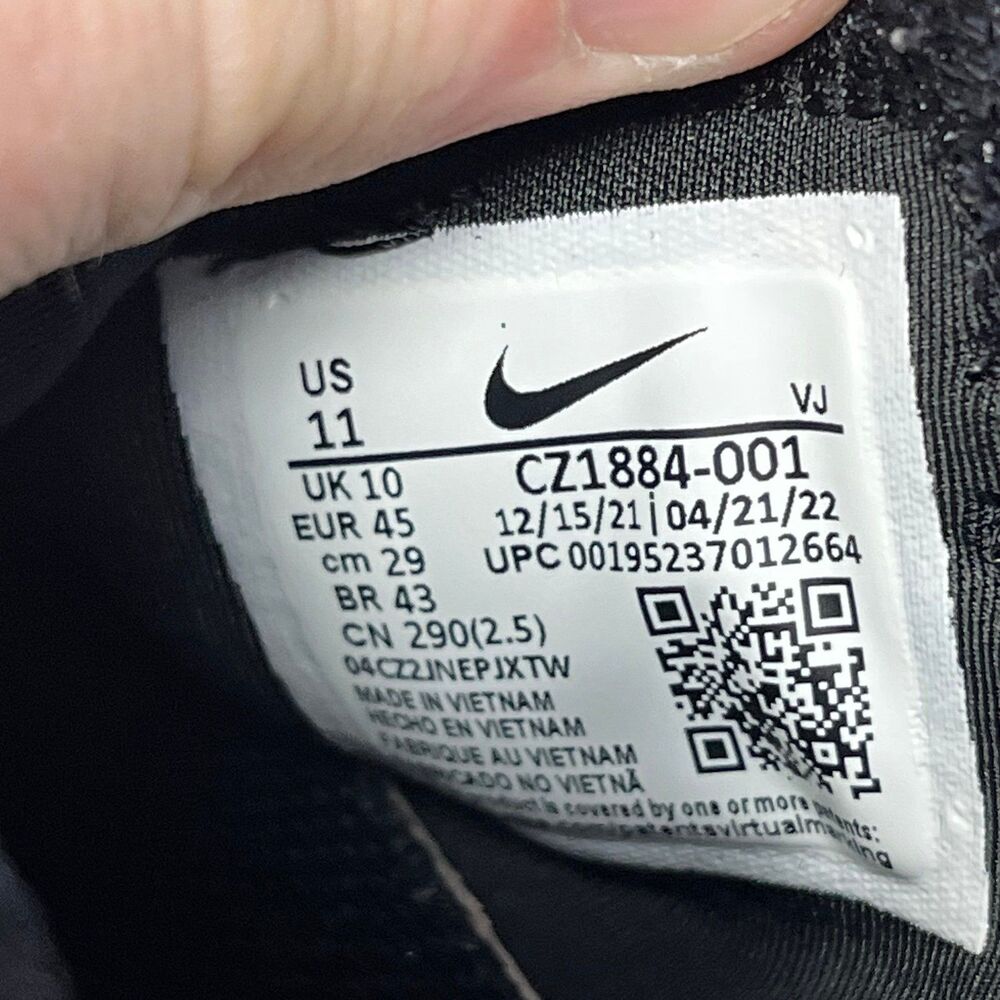 Nike Free RN 5.0 Next Nature Black White Running Shoes Mens Size 11 CZ1884-001 - Picture 8 of 8